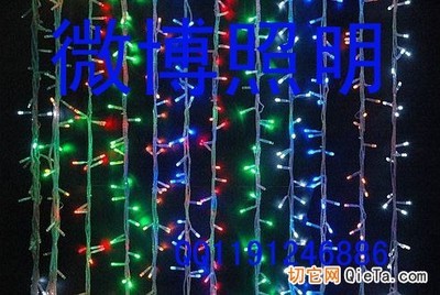 供應公園街道樹上專用LED星星燈串，打造夢幻景觀照明